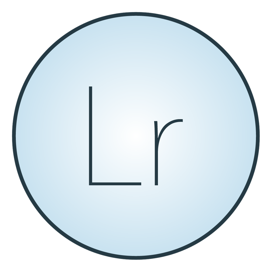 894x894 Minimalist Adobe Lightroom Custom Icon