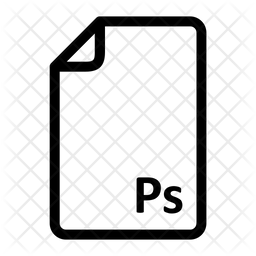256x256 Adobe Photoshop Icon Of Line Style