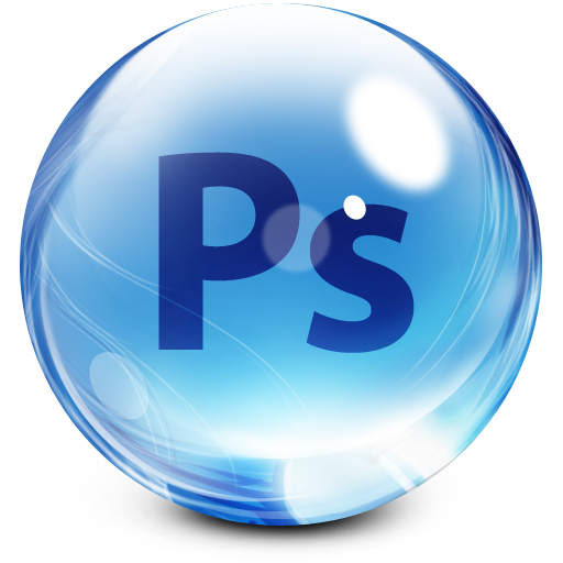 512x512 Glassy Adobe Photoshop Icon