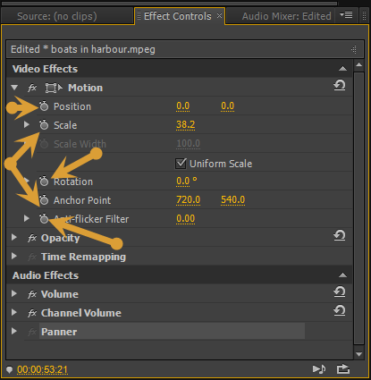 415x425 Video Editing Animation And Keyframe Basics In Adobe Premiere Pro