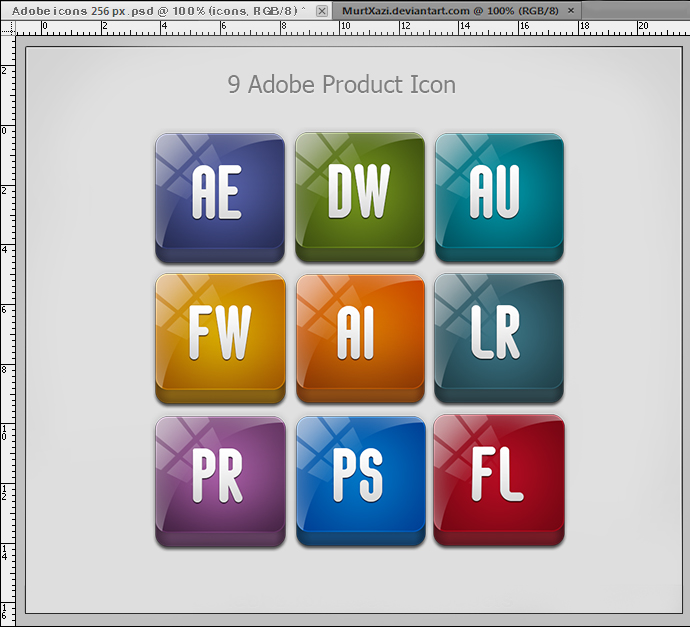 690x627 Adobe Product Icons