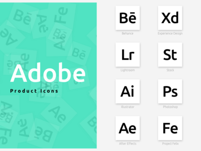 400x300 Adobe Product App Icon Sets