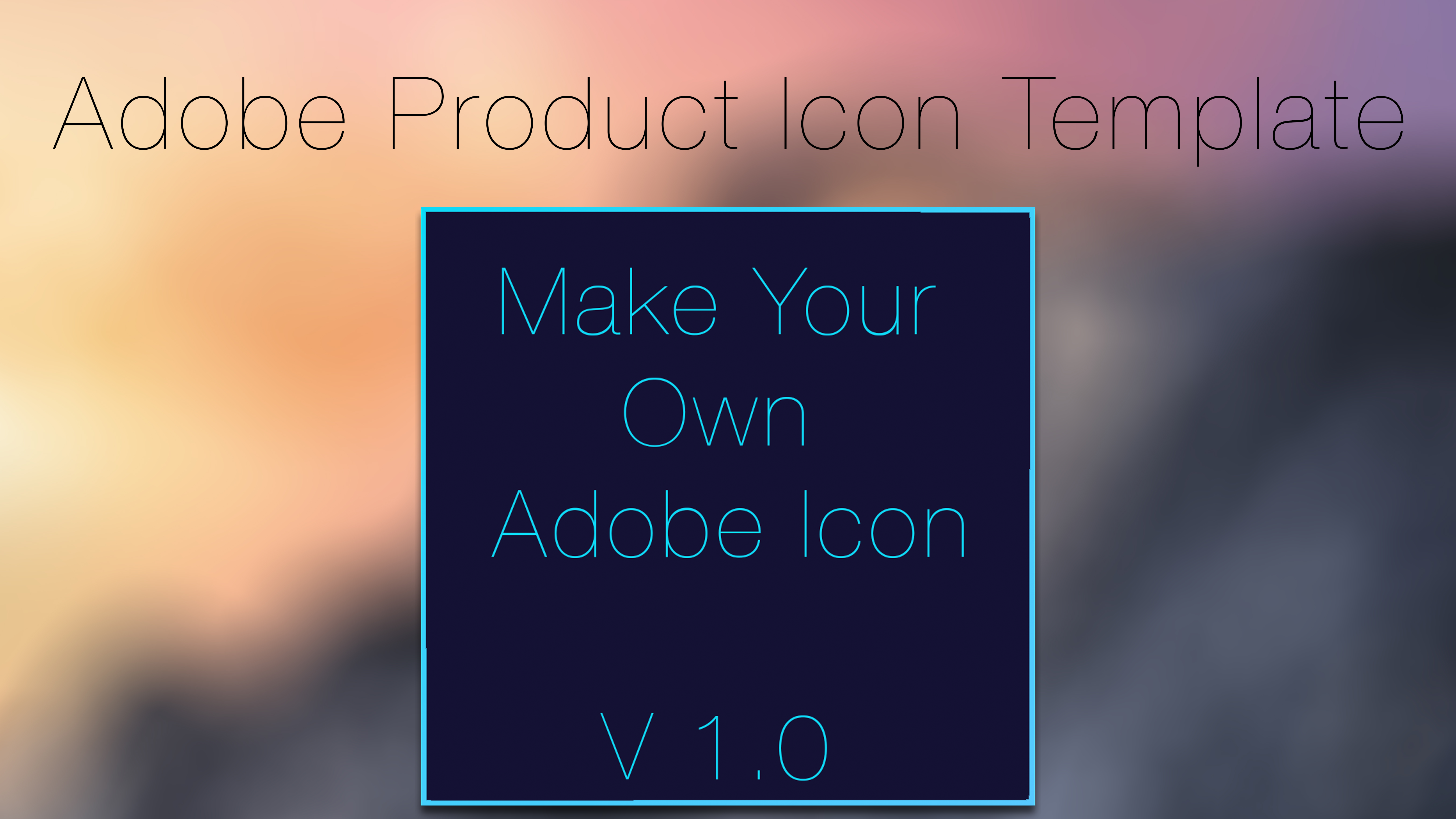 5418x3048 Custom Yosemite Adobe Cc Icon Template