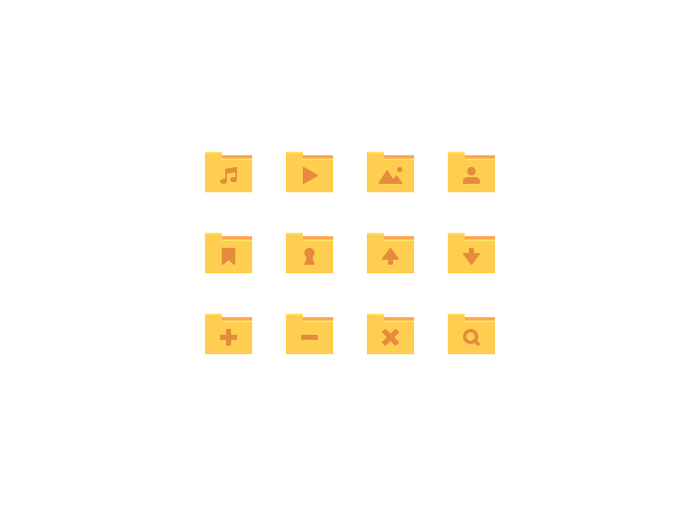 700x506 Graphic Design Create A Set Of Folder Icons Adobe Illustrator