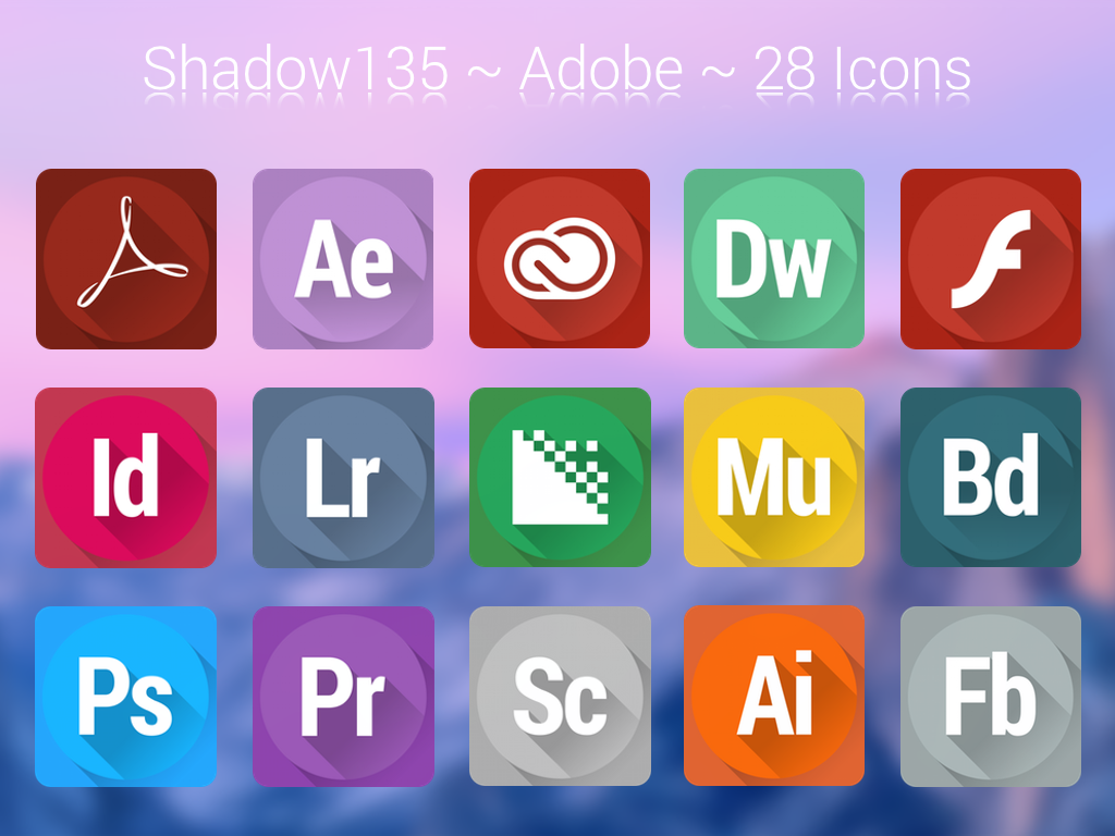 1024x768 Adobe Icons