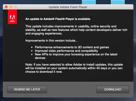 573x425 How To Disable Update Adobe Flash Player Notifications