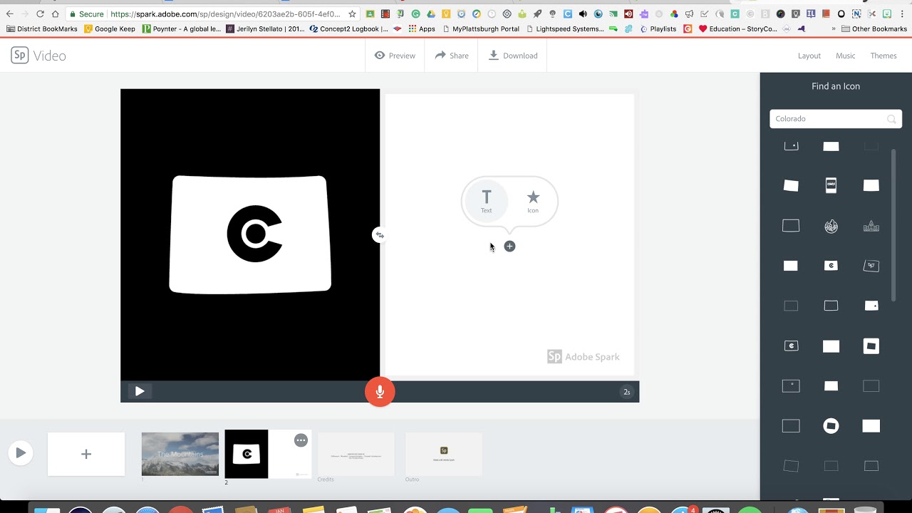 1280x720 Adobe Spark How To Add A Slide And Share