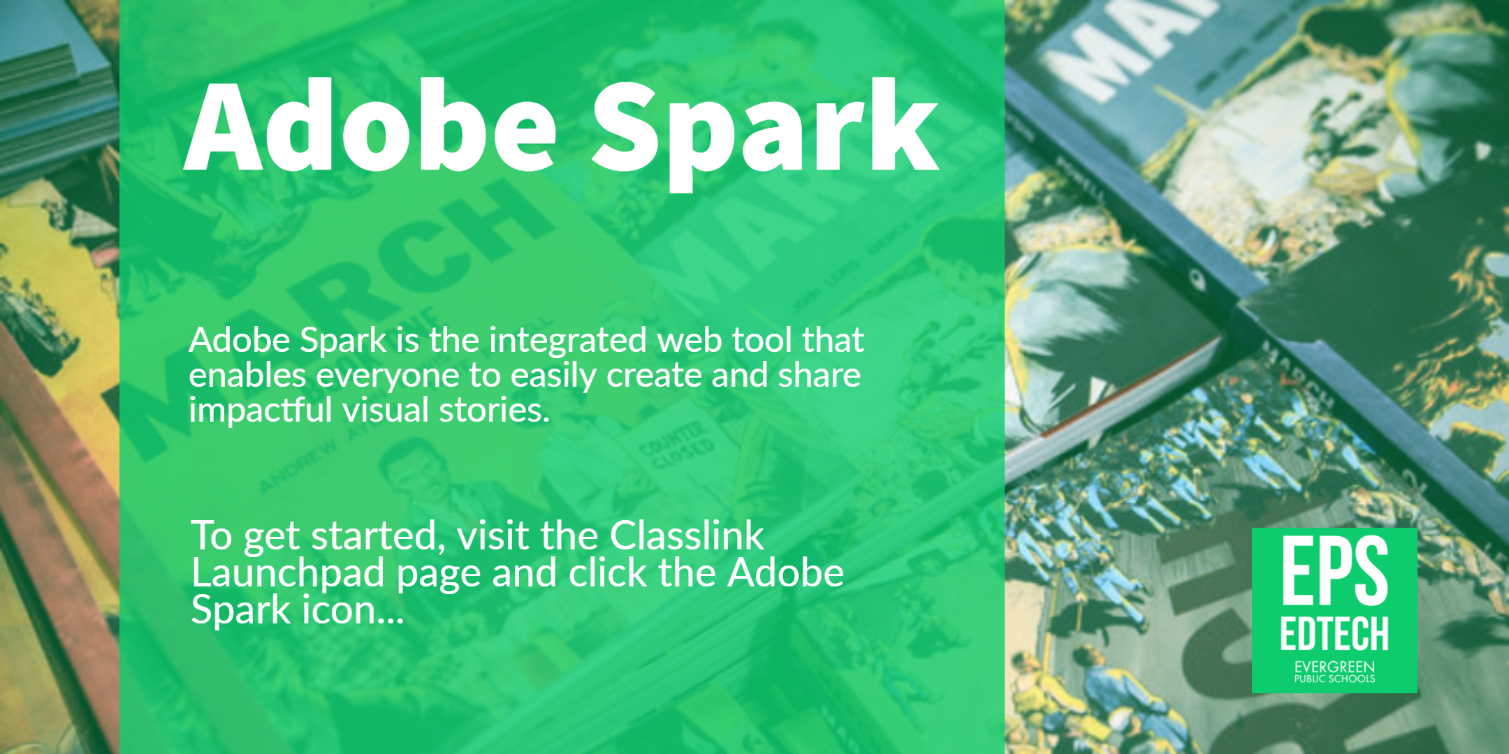 2160x1080 Adobe Spark Now Available To Evergreen Staff Evergreen Edtech