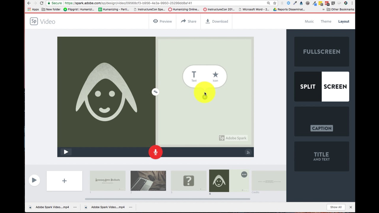 1280x720 Create A Video In Adobe Spark