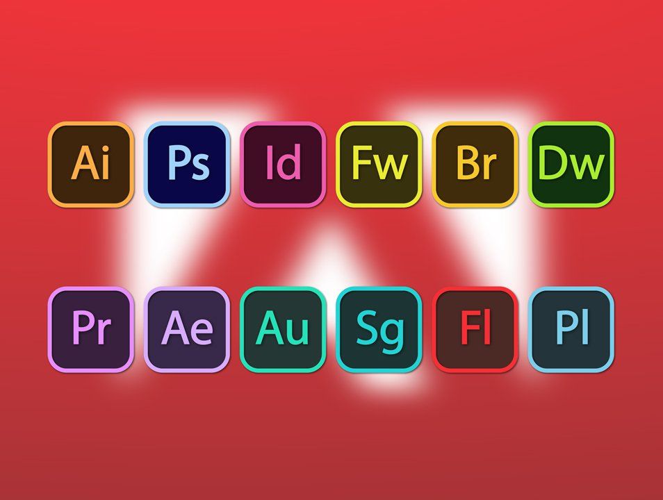954x720 Adobe Suite Icons Adobe Icons Social Media Icons, User