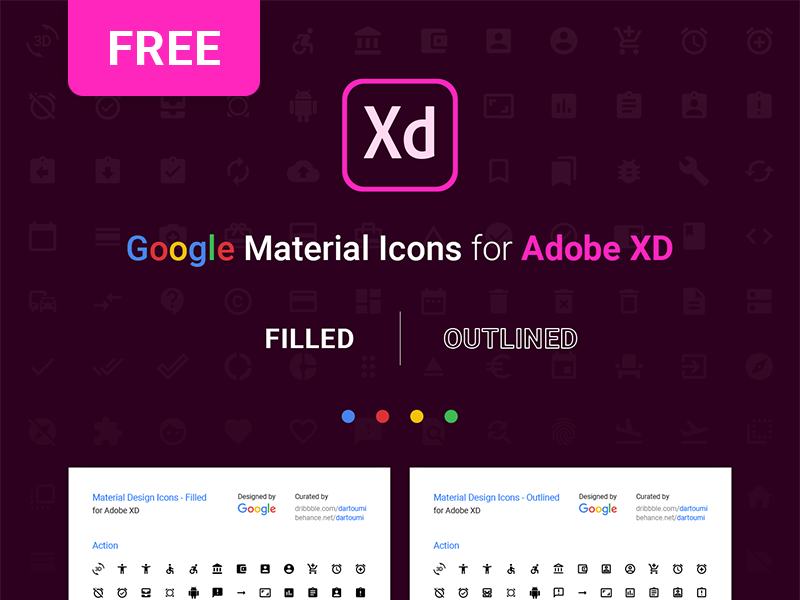 adobe xd icons free download