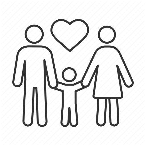 512x512 Adoption, Child, Childcare, Family, Father, Mother, Parenthood Icon