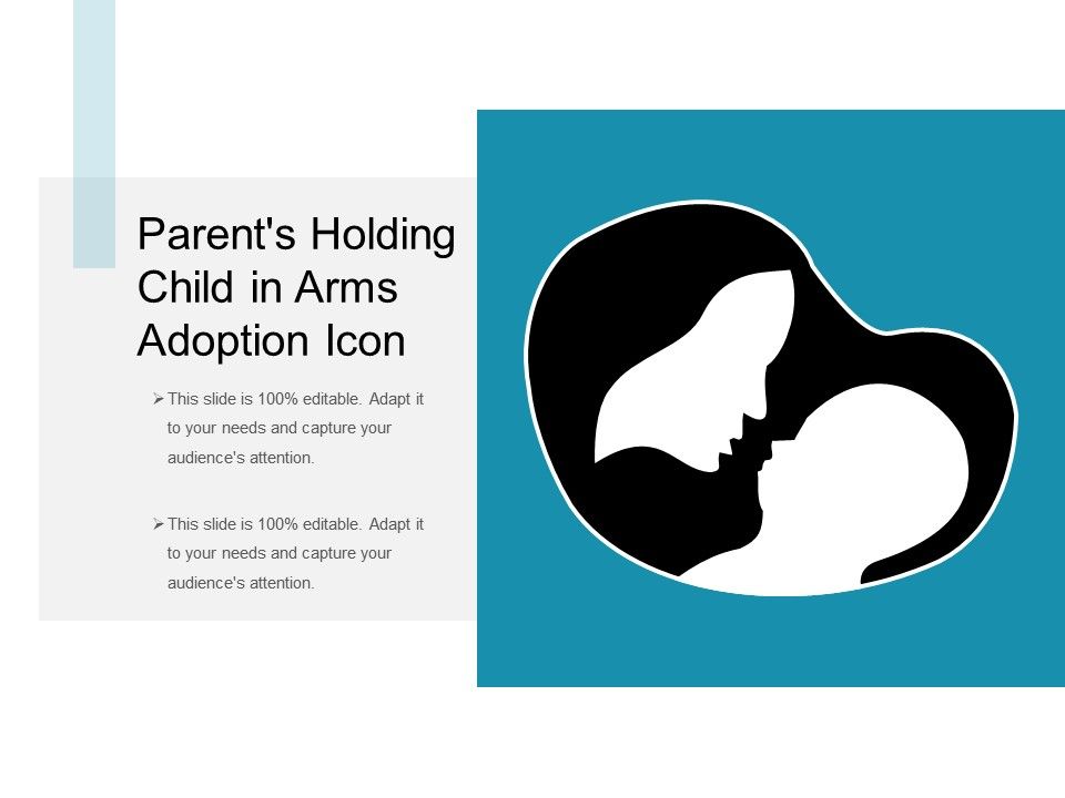 960x720 Parent S Holding Child In Arms Adoption Icon Powerpoint