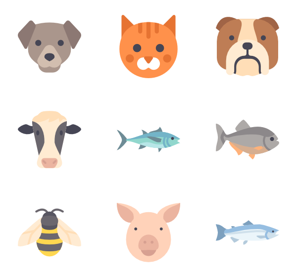 600x564 Check Out The Best And Most Adorable Animal And Pet Icons