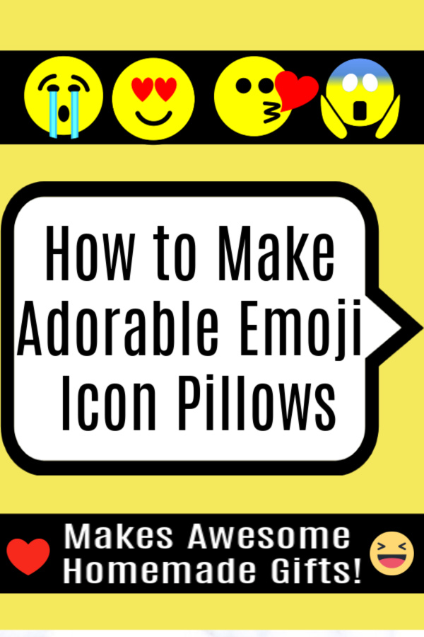 600x900 How To Make Adorable Emoji Icon Pillows My Snazzy Finds