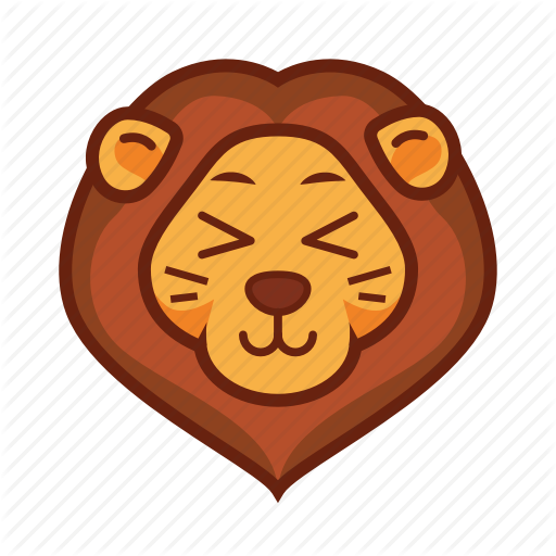 512x512 Adorable, Cute, Emoticon, Lion Icon
