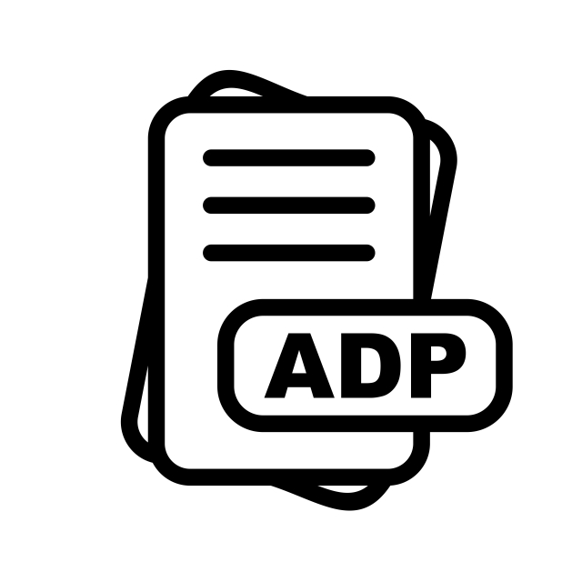 640x640 Adp Format Icon Design, Adp Format Icon, File, Format