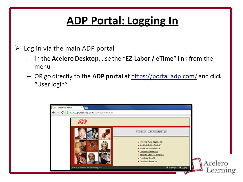 960x720 Adp E Time Basic User Tutorial Manager Guide Tasks Covered