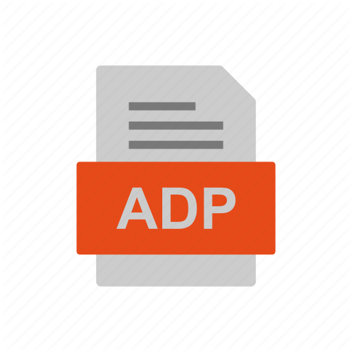 512x512 Adp, Document, File, Type, Format Icon