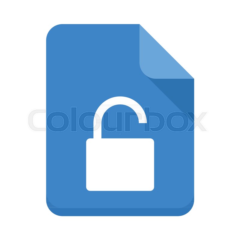 800x800 Lock Vector Flat Icon Stock Vector Colourbox