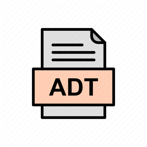 512x512 Adt, Document, File, Type, Format Icon