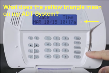 376x252 Yellow Triangle On My Adt Dsc Impassa Alarm System