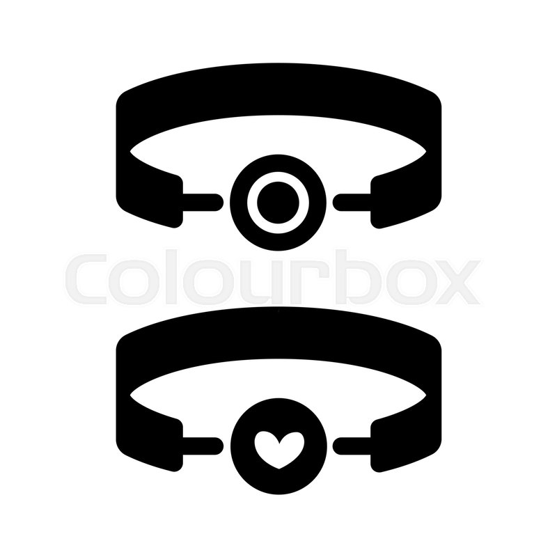 800x800 Bdsm Gag Simple Vector Icon Black And Stock Vector Colourbox