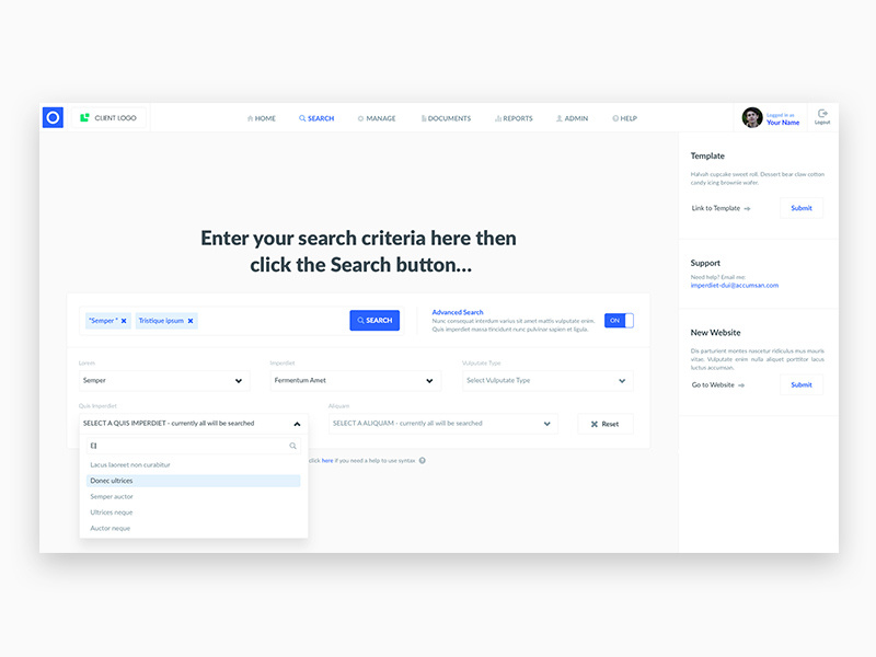 800x600 Advanced Search