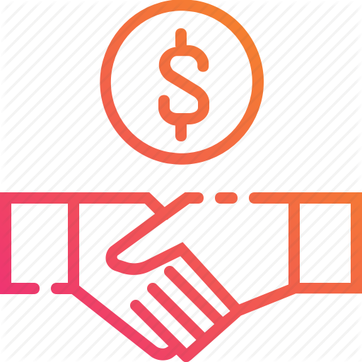 512x512 Advantage, Benefit, Business, Hand, Money, Partner, Shaking Icon