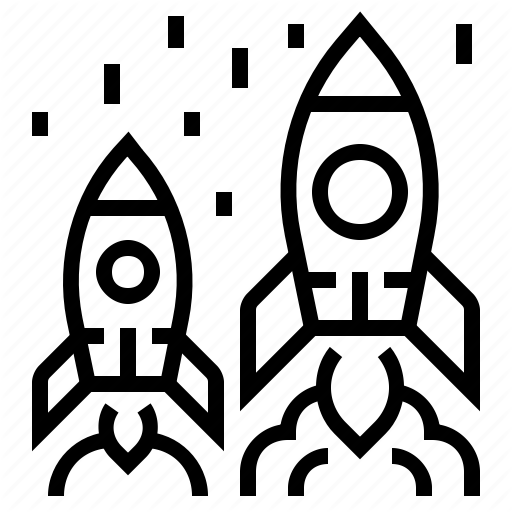 512x512 Advantage, Business, Competition, Competitive, Rocket, Success Icon