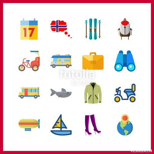 500x500 Adventure Icon Vector Illustration Adventure Set Motorbike