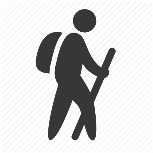 512x512 Adventure, Camping, Hiking, Outdoors, Raw, Simple, Walking Icon