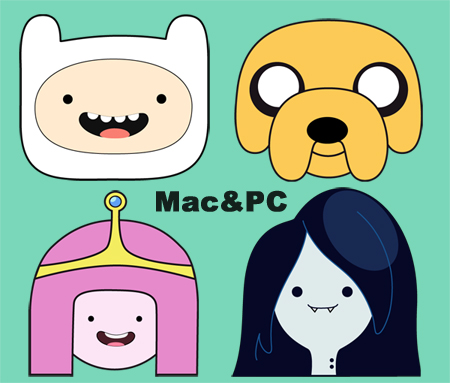 450x383 Adventure Time Icons!