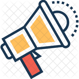 256x256 Advert Icon Of Colored Outline Style