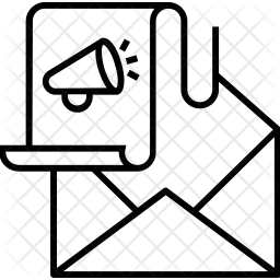 256x256 Advert Icon Of Line Style