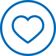 192x192 Advertiser Icon Showing An Encircled Heart Beading Symbols