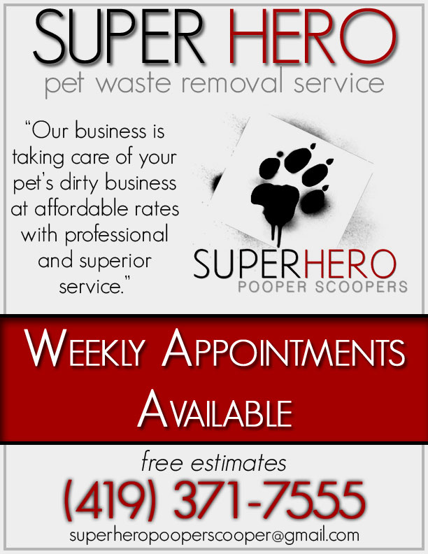 612x792 Super Hero Pooper Scooper Newest Icon Advertiser Their Business