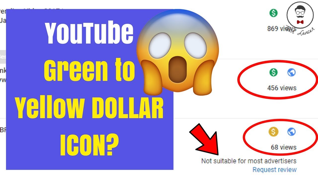 1280x720 Yellow Dollar Icon In Youtube Video How To Fix Content Not