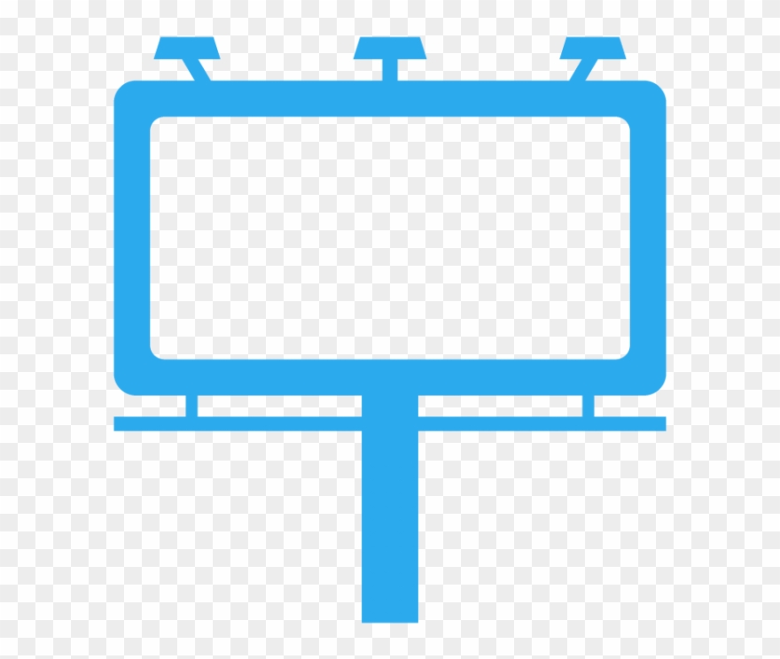 880x744 Out Of Home Advertising Icon Clipart