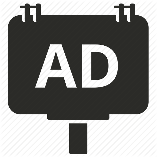 512x512 Ads, Billboard, Internet, Marketing Icon
