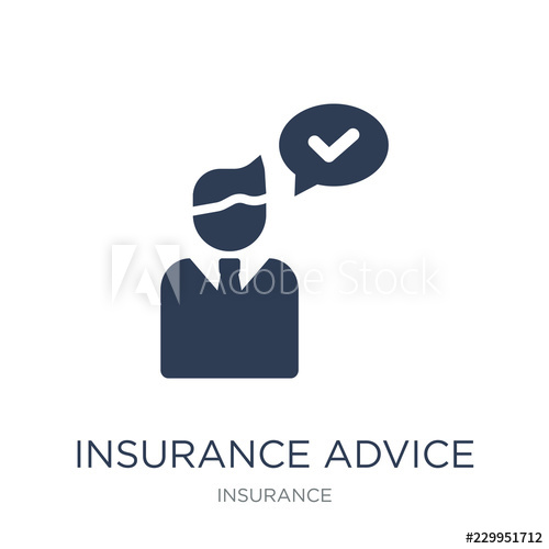 500x500 Insurance Advice Icon Trendy Flat Vector Insurance Advice Icon