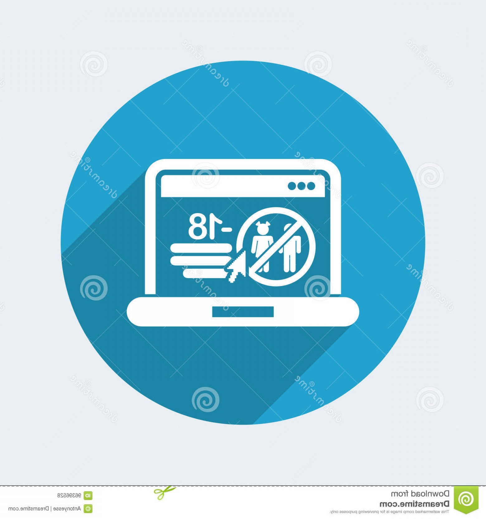 1560x1668 Stock Illustration Web Parental Advisory Flat Isolated Vector