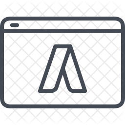 256x256 Google Adwords Icon Of Line Style