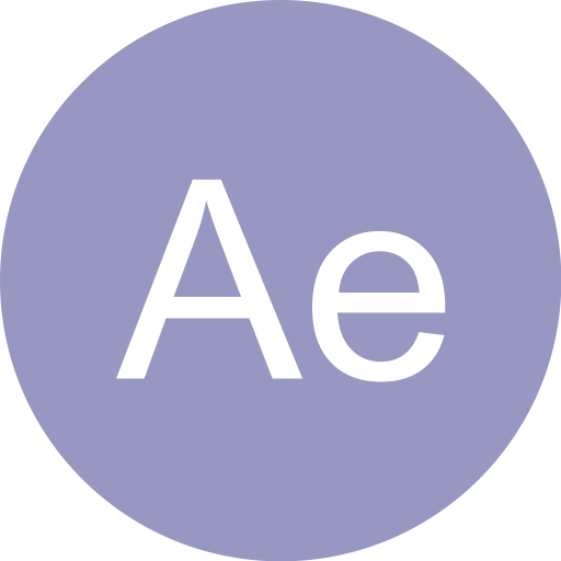 512x512 Ae Icon Of Flat Style