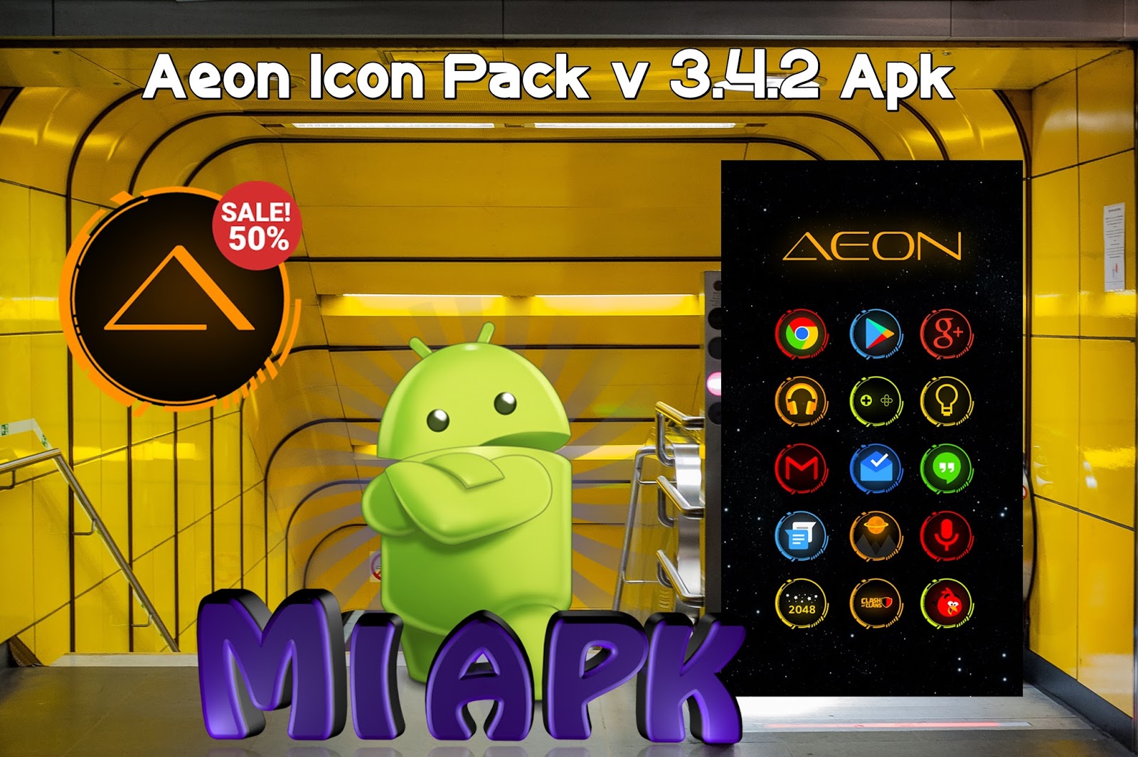 1600x1065 Aeon Icon Pack V Apk Mi Apk
