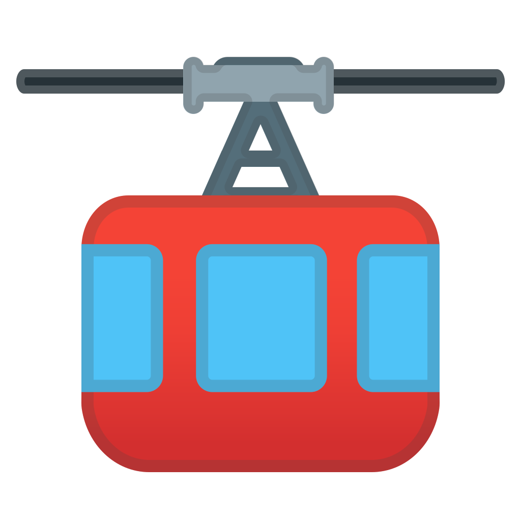1024x1024 Aerial Tramway Icon Noto Emoji Travel Places Iconset Google