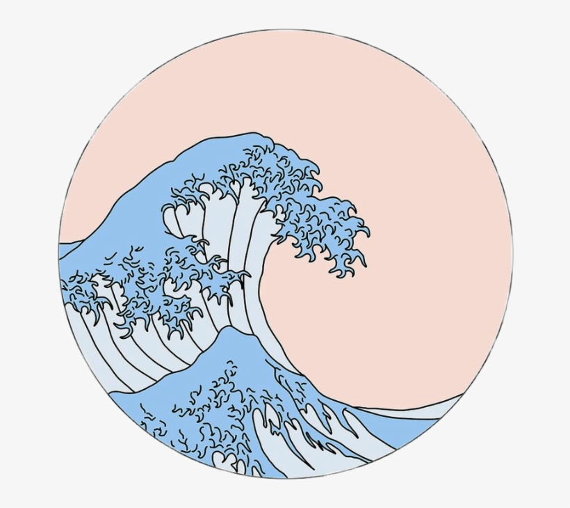 820x730 Waves Aesthetic Great Icon Tumblr