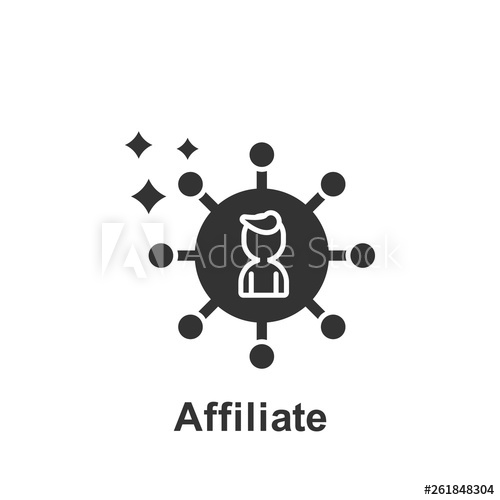 500x500 Online Marketing, Affiliate Icon Element Of Online Marketing Icon