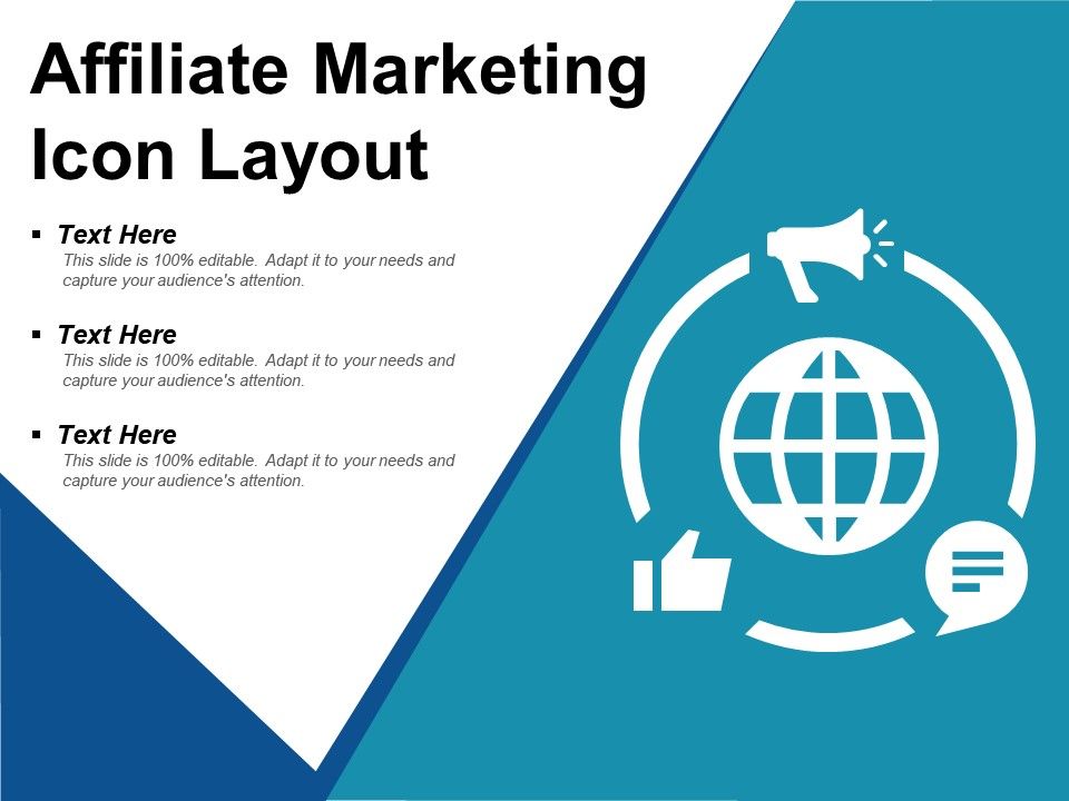 960x720 Affiliate Marketing Icon Layout Powerpoint Templates Designs