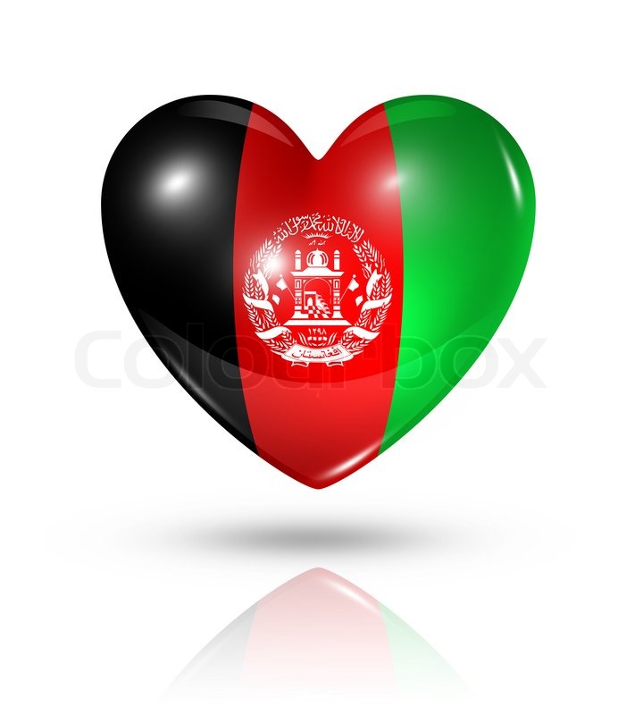 711x800 Love Afghanistan Symbol Heart Flag Stock Image Colourbox